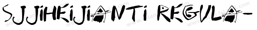 SJjiheijianti Regula字体转换